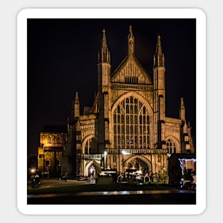 Winchester Cathedral at Christmas Sticker